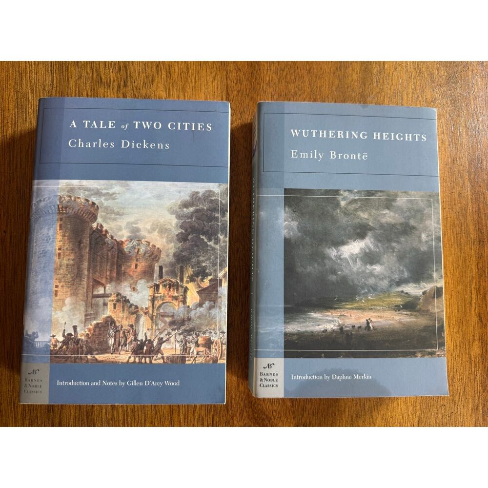 Barnes & Noble Classics Wuthering Heights Tale of Two Cities Book Lot